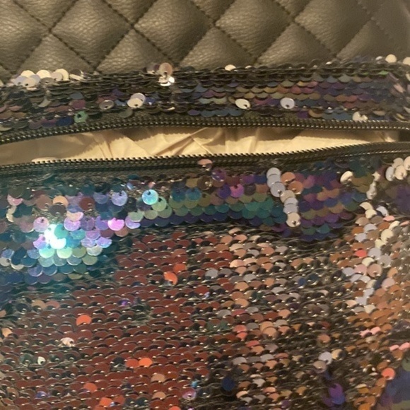 Betsey Johnson black backpack purse - Picture 8 of 10